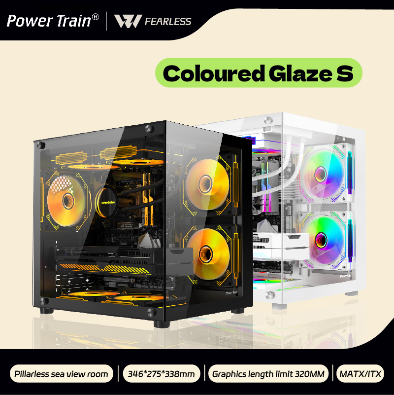 Power Train Coloured Glaze S P - đánh giá và giá Pc Gaming Fullset