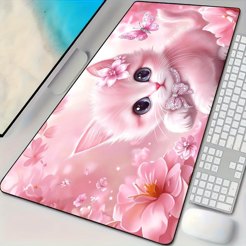 Dreamy Pink Kitty Mouse Pad De - đánh giá và giá Pc Gaming Pink