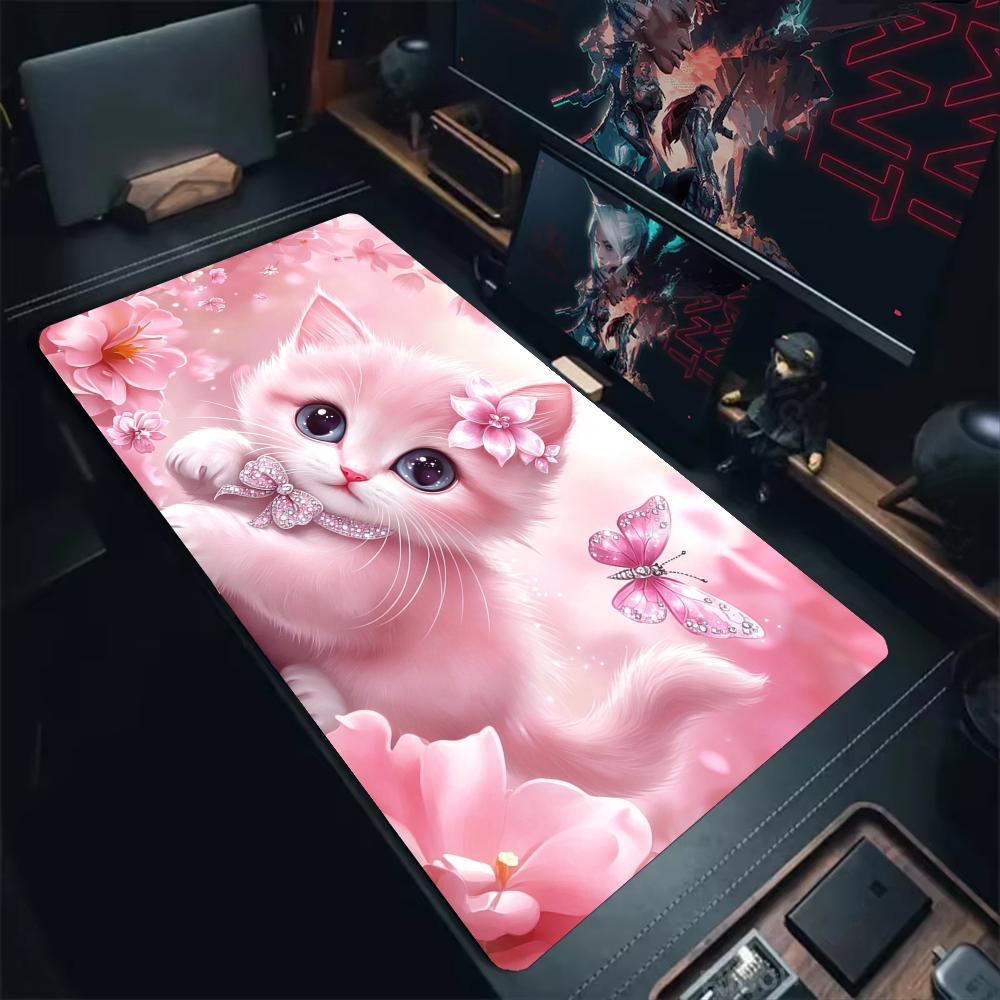 Dreamy Pink Kitty Mouse Pad De - đánh giá và giá Pc Gaming Pink