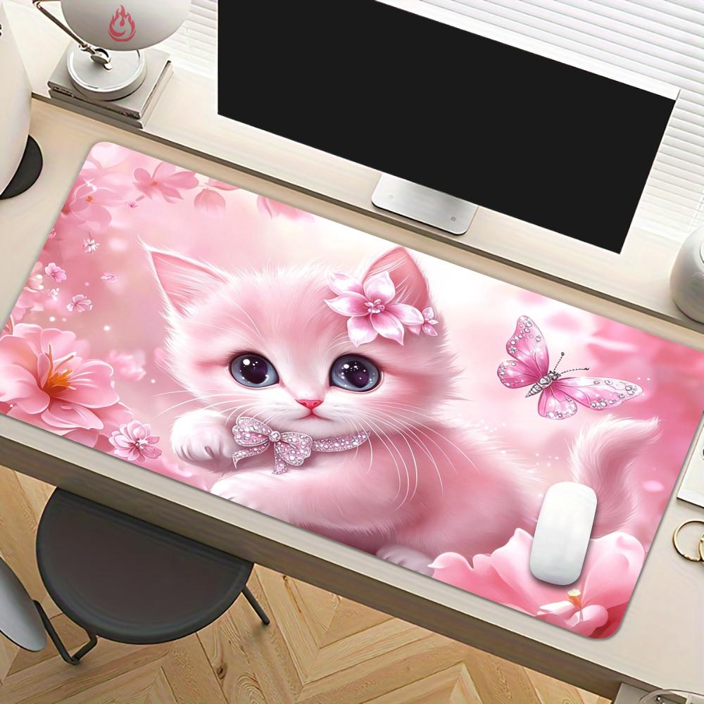 Dreamy Pink Kitty Mouse Pad De - đánh giá và giá Pc Gaming Pink