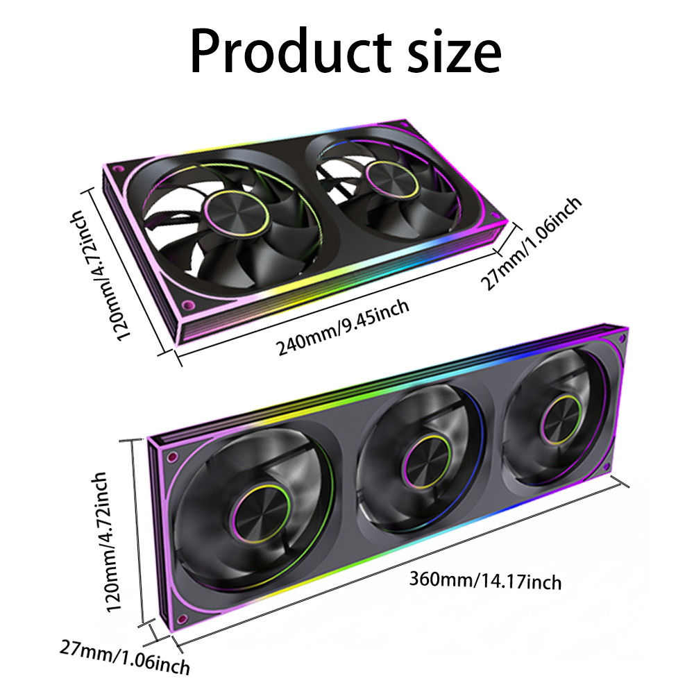 240mm 360mm Integrated ARGB Ca - đánh giá và giá Pc Water Cooling