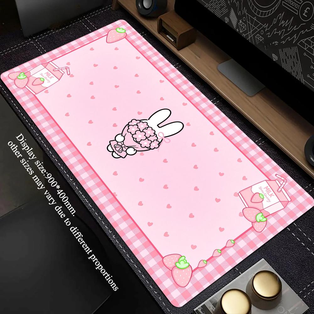 Pink Strawberry Milk Bunny Pla - đánh giá và giá Pc Gaming Pink