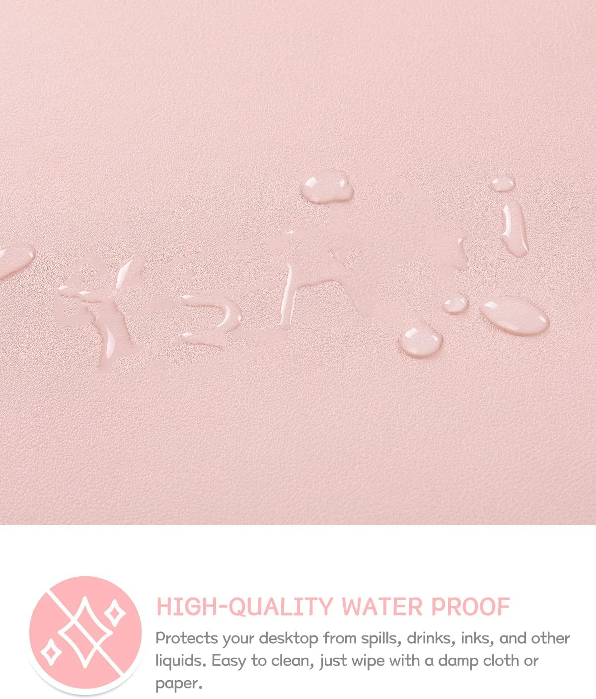 Desk Mat Waterproof PVC Mouse  - đánh giá và giá Pc Gaming Pink