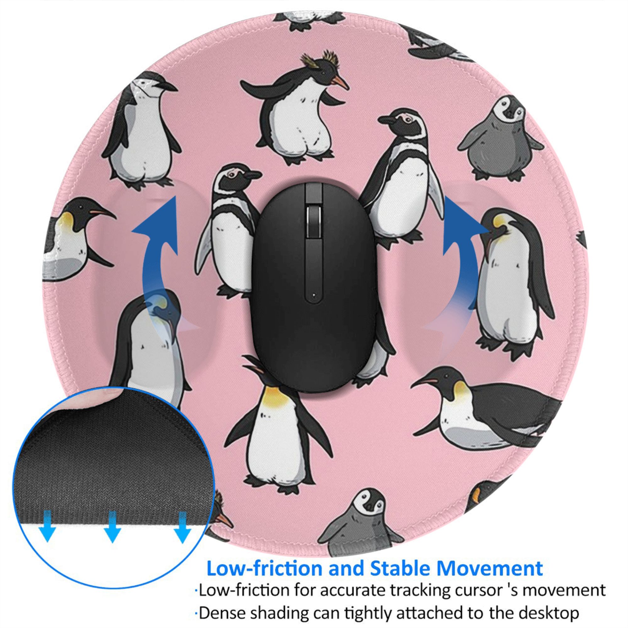 Cute Penguin (Pink Variant) Mo - đánh giá và giá Pc Gaming Pink